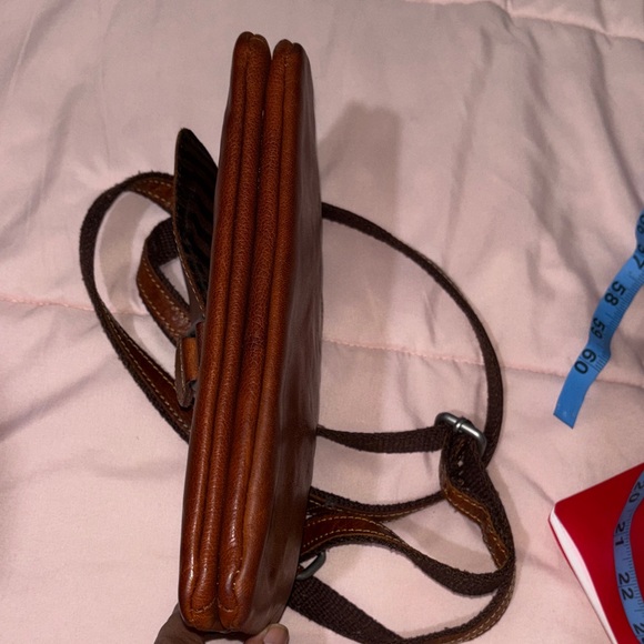 Jack Rogers Hand Stained Buffalo Leather Crossbody Bag - Picture 10 of 14